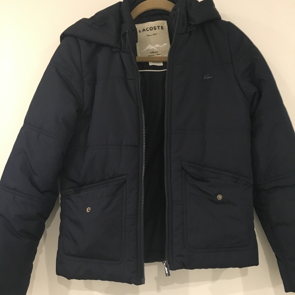 lacoste puffer jacket women's